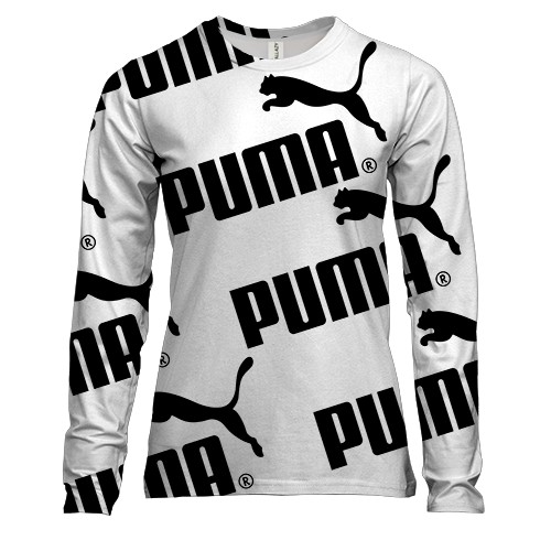 Женский 3D лонгслив Puma pattern