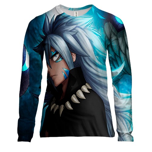 Женский 3D лонгслив с Аниме fairy tail