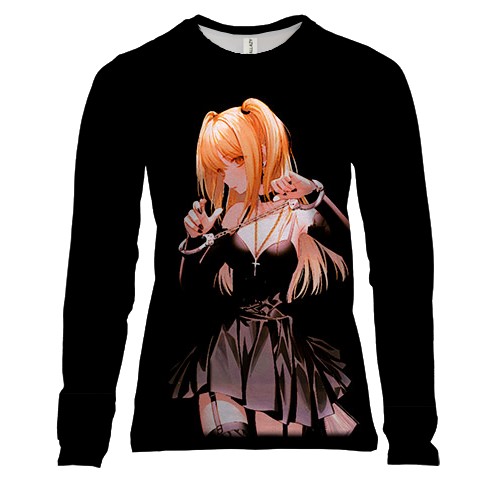 Женский 3D лонгслив Misa Amane - Death Note