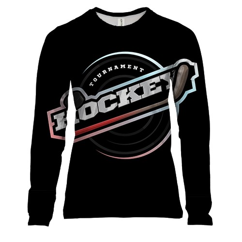 Жіночий 3D лонгслів Hockey tournament
