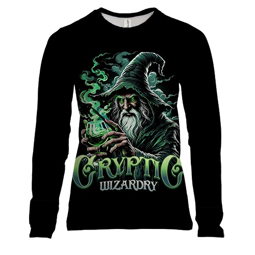 Жіночий 3D лонгслів Cryptic Wizardry