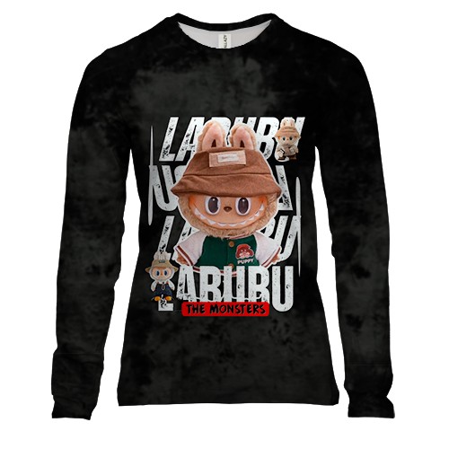 Жіночий 3D лонгслів Labubu - The Monsters