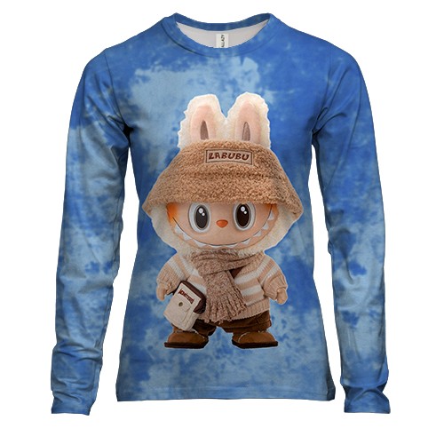 Женский 3D лонгслив Лабубу стиляга