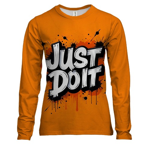 Жіночий 3D лонгслів Just Do It