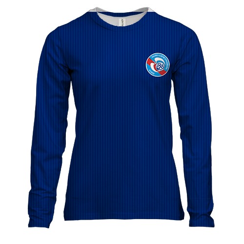 Жіночий 3D лонгслів форма ФК Страсбург