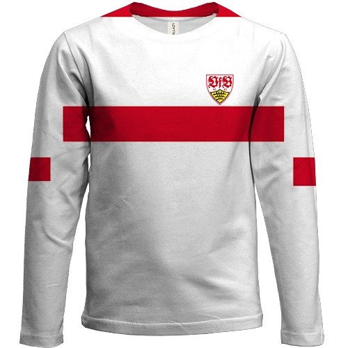 Детский 3D лонгслив форма ФК Штутгарт