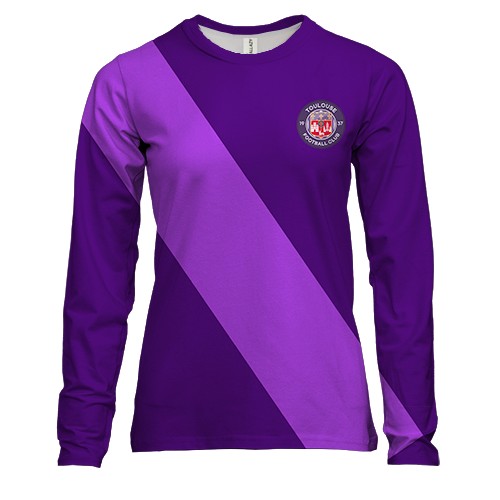 Жіночий 3D лонгслів форма ФК Тулуза