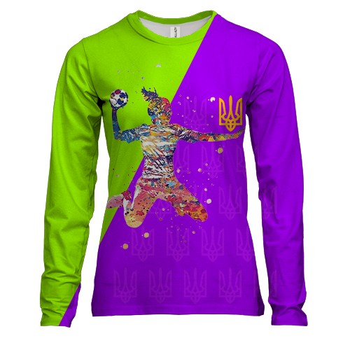 Жіночий 3D лонгслів Гандбол UA