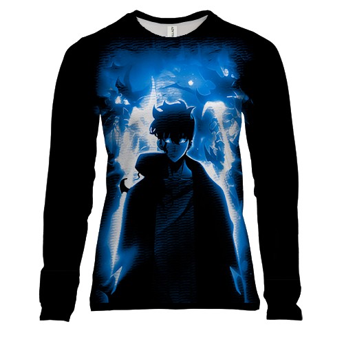 Женский 3D лонгслив Sung Jinwoo - Solo Leveling