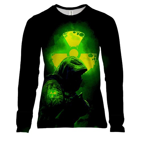 Жіночий 3D лонгслів S.T.A.L.K.E.R. 2 Радіація