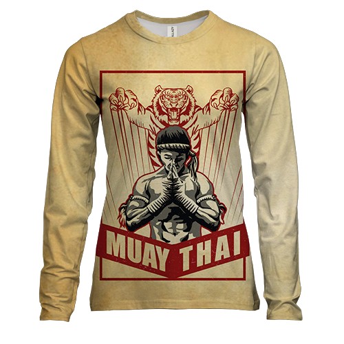 Женский 3D лонгслив Muay Thai (2)