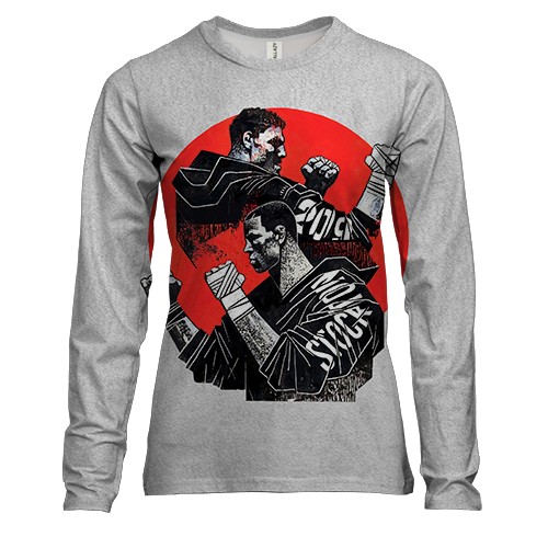 Женский 3D лонгслив Кикбоксеры