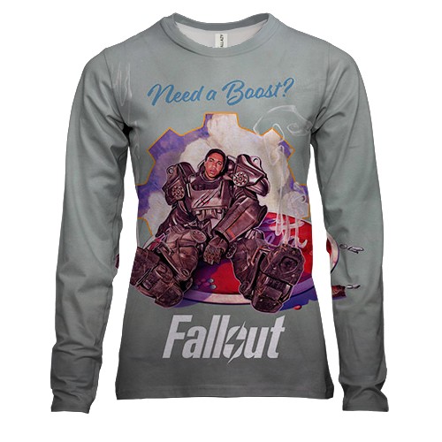Женский 3D лонгслив Fallout Series - Maximus