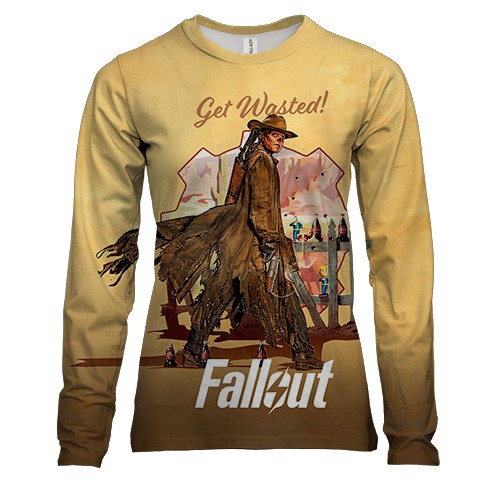 Женский 3D лонгслив Fallout Series - Ghoul