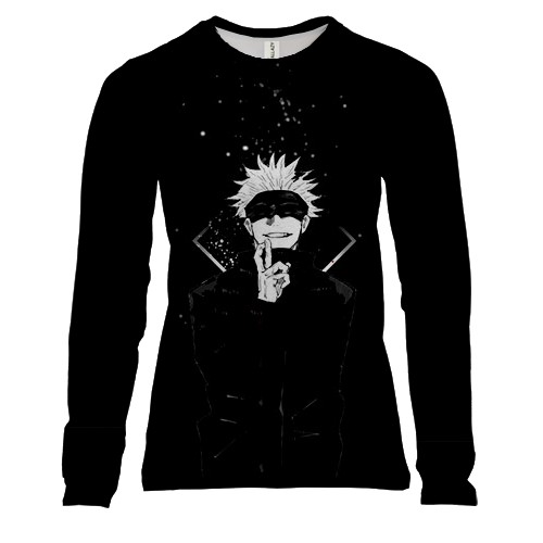 Жіночий 3D лонгслів Gojo Satoru - Jujutsu Kaisen