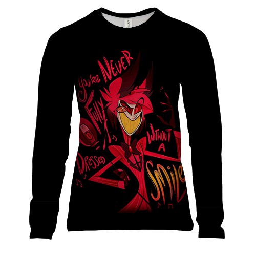 Женский 3D лонгслив Отель Хазбин - Аластар