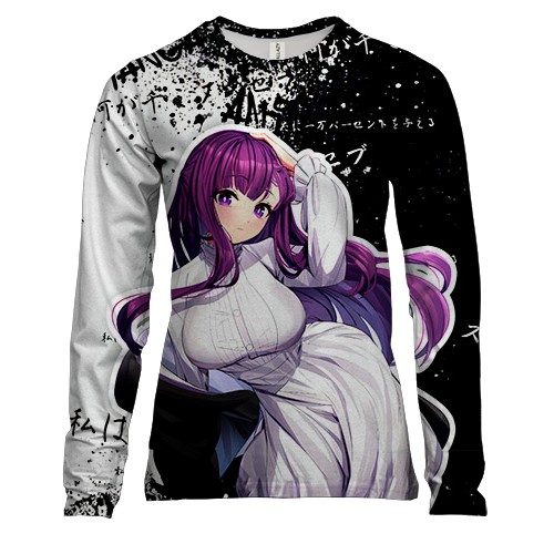 Женский 3D лонгслив Ферн - Frieren: Beyond Journey