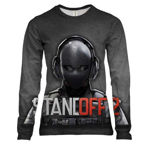 Женский 3D лонгслив STANDOFF 2 (в маске)