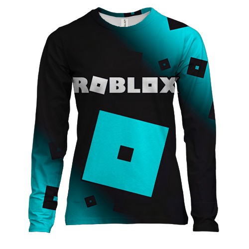 Жіночий 3D лонгслів Roblox лого