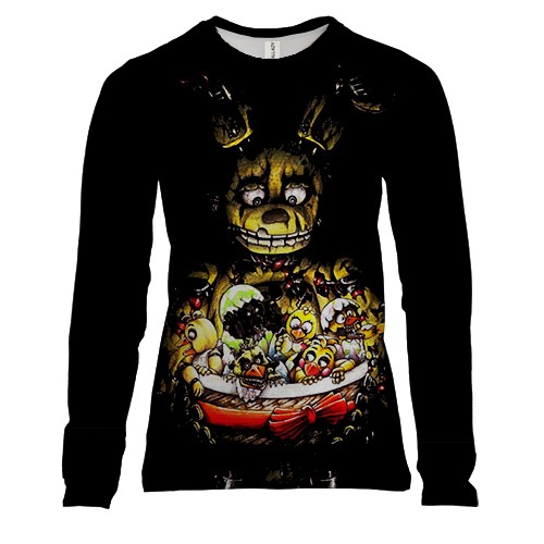 Жіночий 3D лонгслів Спрінгтрап - FNaF