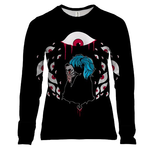 Жіночий 3D лонгслів Саллі та примарні очі - SALLY FACE