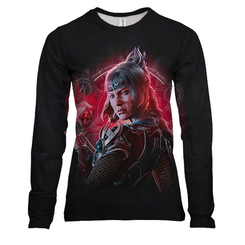 Женский 3D лонгслив Шэдоухарт - Baldur