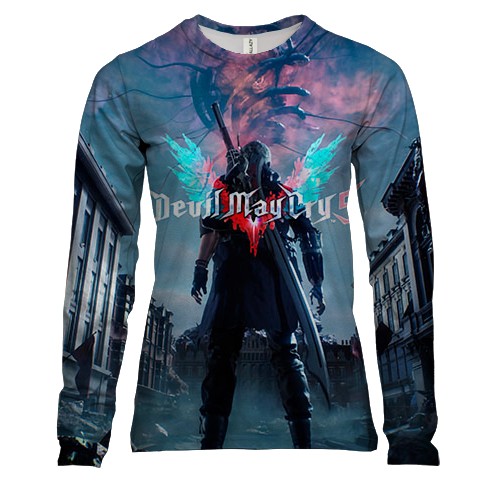Женский 3D лонгслив Devil May Cry 5