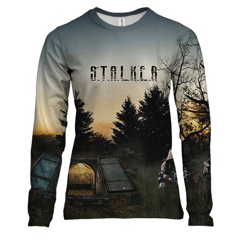 Женский 3D лонгслив STALKER (1)