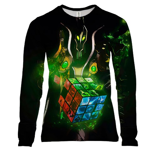 Женский 3D лонгслив Dota 2 - Rubick