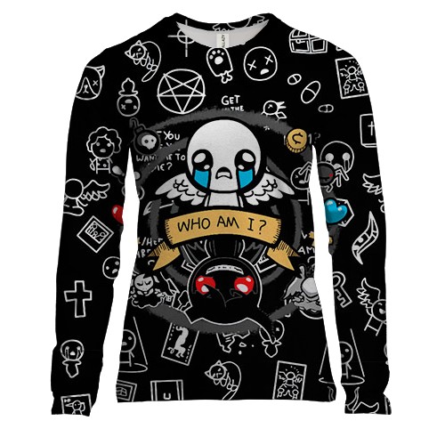 Женский 3D лонгслив The Binding of Isaac