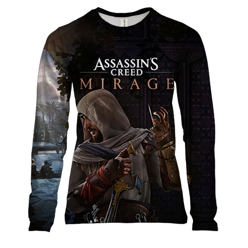 Женский 3D лонгслив Assassin