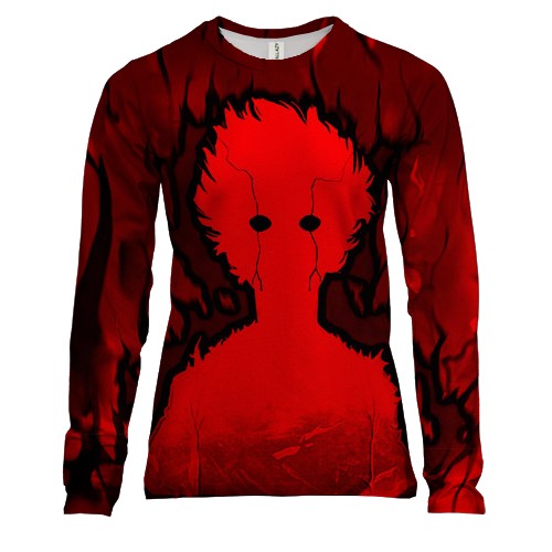 Жіночий 3D лонгслів Mob Psycho 100 Rage