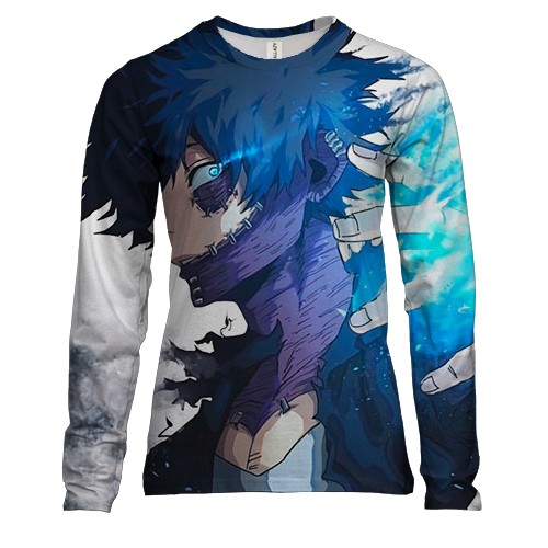 Женский 3D лонгслив Даби - Моя геройская академия