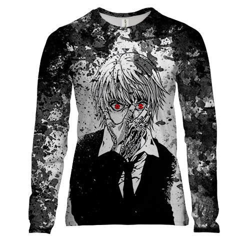 Женский 3D лонгслив Курапика - Hunter x Hunter