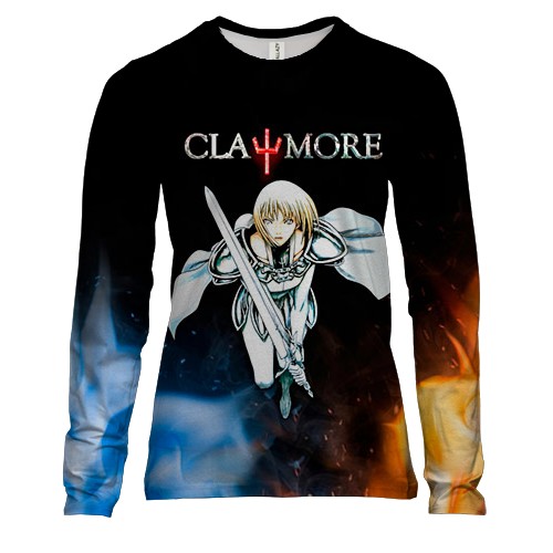 Женский 3D лонгслив Клэр - Claymore