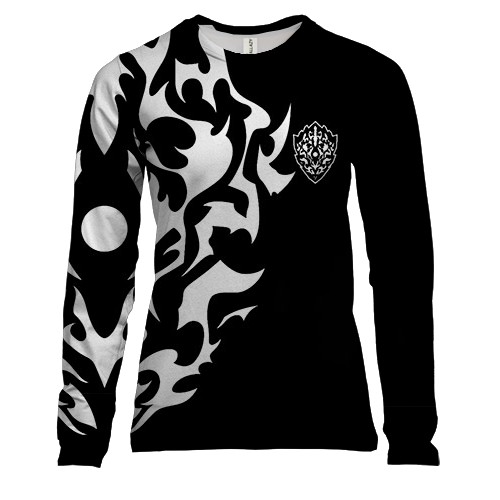 Женский 3D лонгслив Проклятый щит - Восхождение героя щита