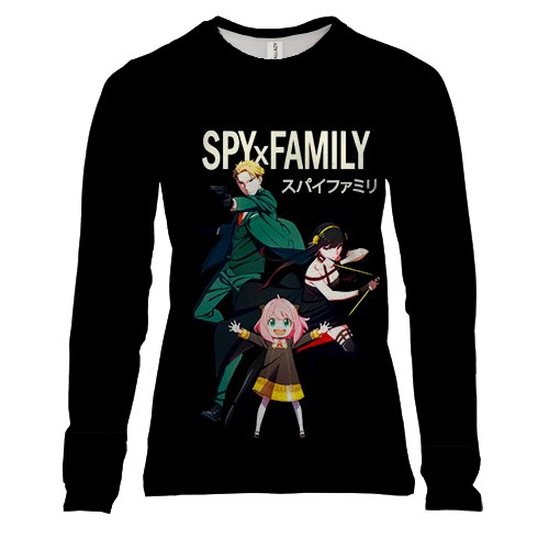 Женский 3D лонгслив Spy × Family