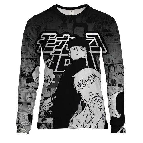 Женский 3D лонгслив Mob 100, manga