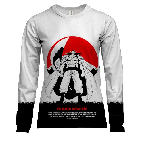 Женский 3D лонгслив Edward Newgate - One Piece