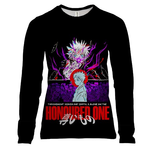 Жіночий 3D лонгслів Satoru Gojo Honoured One