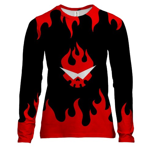 Женский 3D лонгслив GURREN LAGANN, LOGO