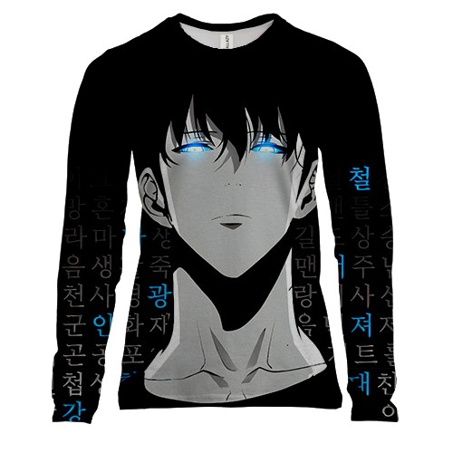 Жіночий 3D лонгслів Сон Джин Ву - Тільки я візьму новий рівень