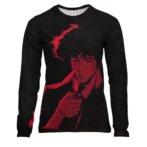 Женский 3D лонгслив Спайк Шпигель - Cowboy Bebop