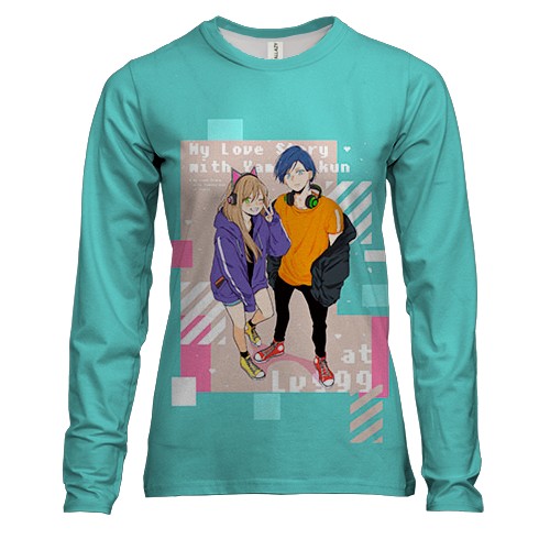 Женский 3D лонгслив Моя любовь к Ямаде 999 уровня