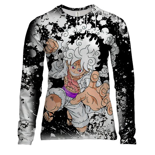 Женский 3D лонгслив Luffy 5 Gear