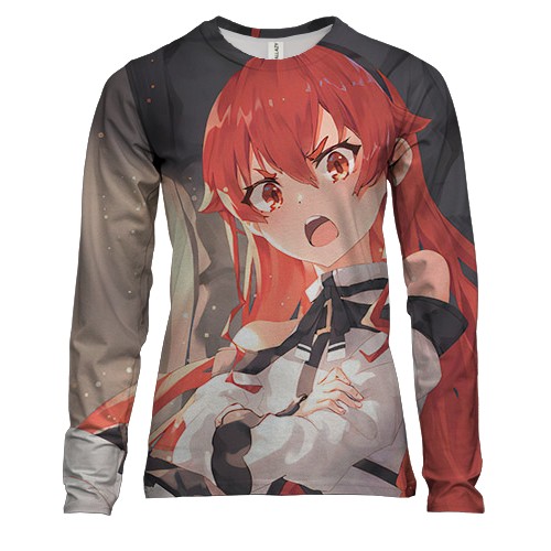 Жіночий 3D лонгслів Еріс Ґрейрат - Реінкарнація безробітного