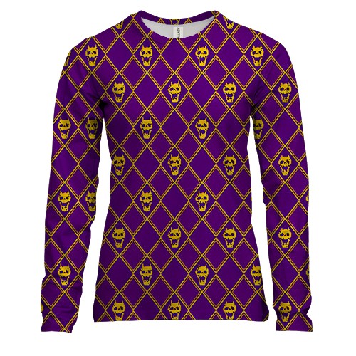 Женский 3D лонгслив KILLER QUEEN, pink pattern - JoJo