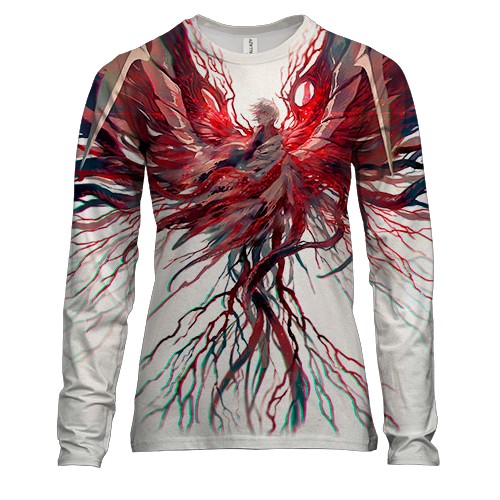 Жіночий 3D лонгслів Кен Канекі - Токійський людожер