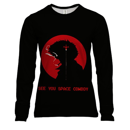 Жіночий 3D лонгслів Cowboy Bebop - "See You, Space Cowboy"