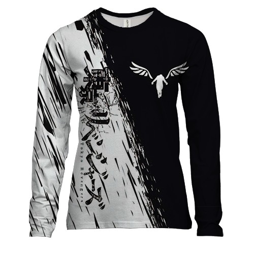 Женский 3D лонгслив Клан Walhalla - Токийские мстители